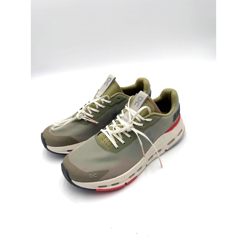 On Women's Cloudnova Form 2 Running Shoes - Chalk/Salmon - Women's 9